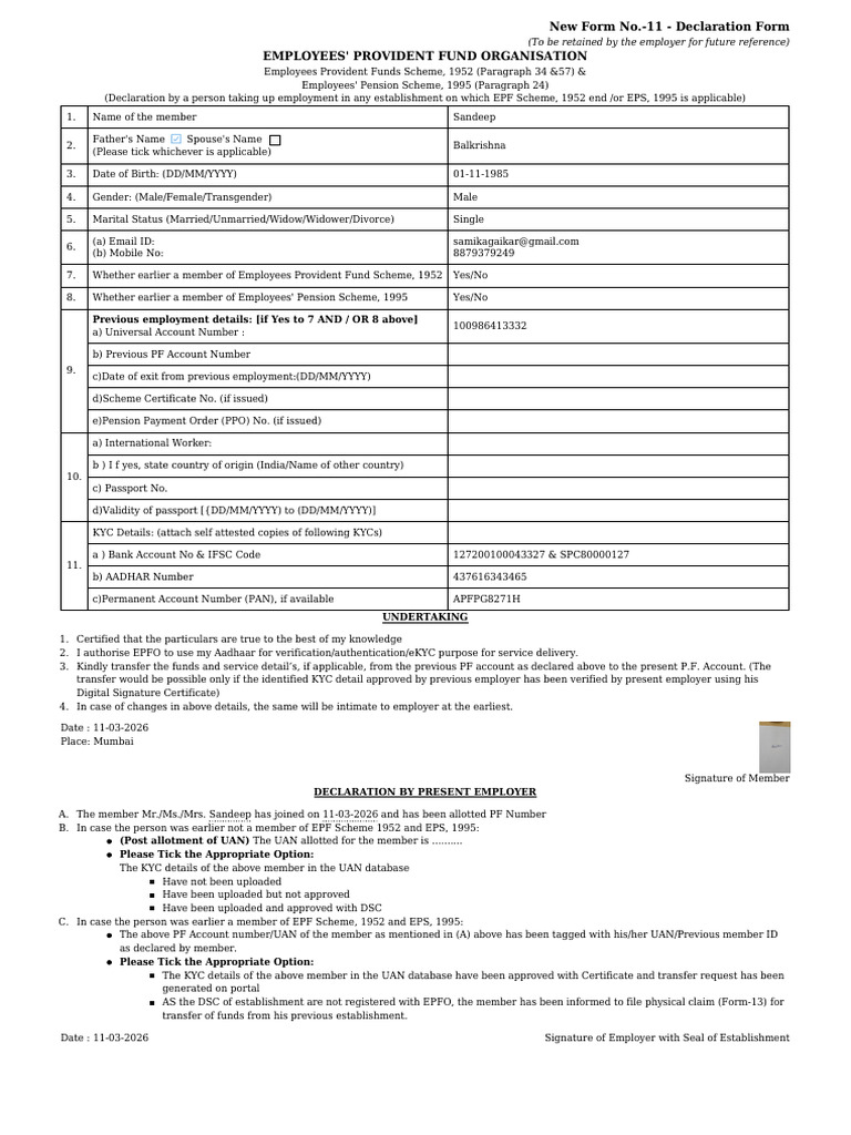 Form 11 | PDF