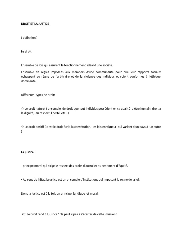Droit Et Justice | PDF | Justice | Crime et violence