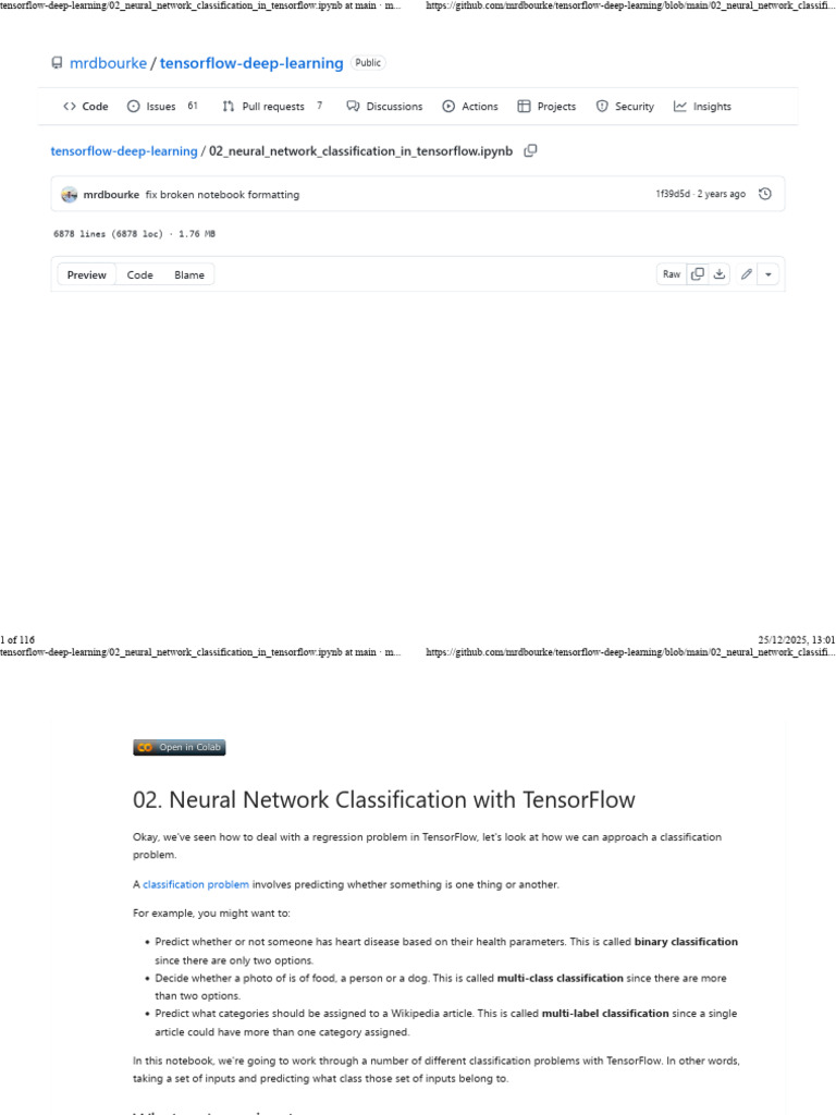 Neural Network Classification With TensorFlow - Zero To Mastery ...