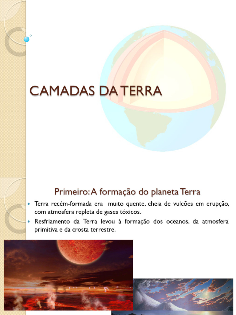 Camadas Da Terra e Placas Tectônicas | PDF | Terra | Tectônica