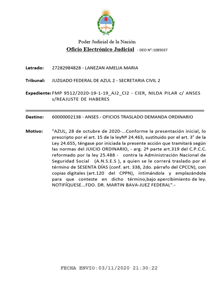 Caso Cier Nilda | PDF