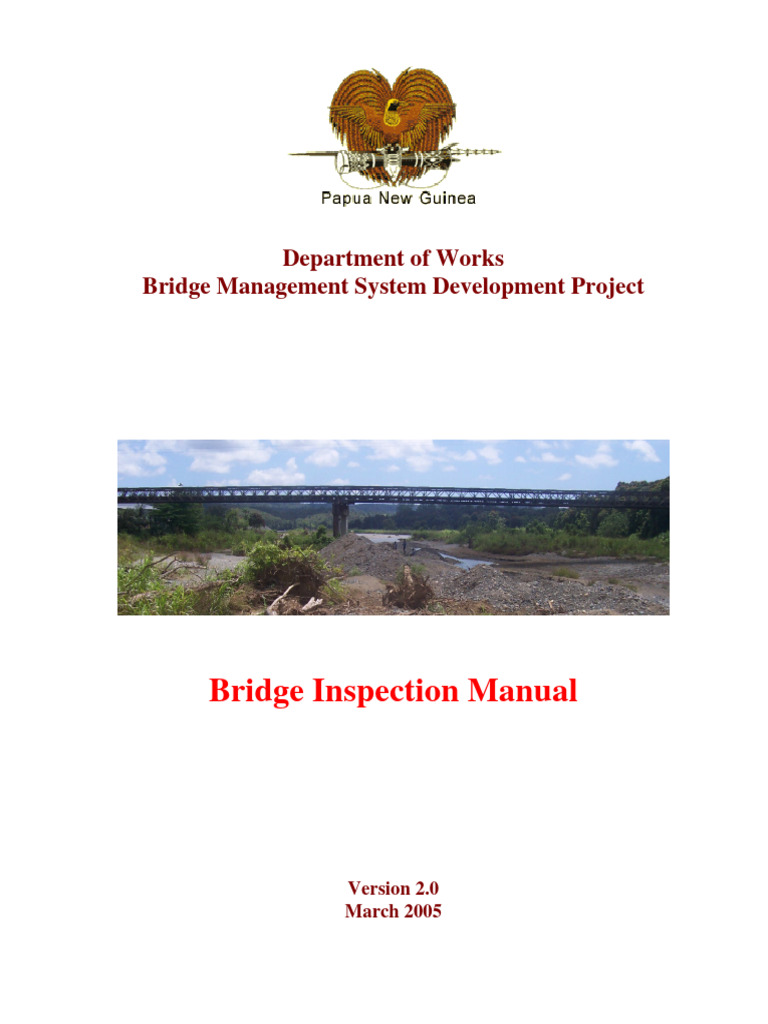 2005 PNG Bridge Inspection Manual | PDF