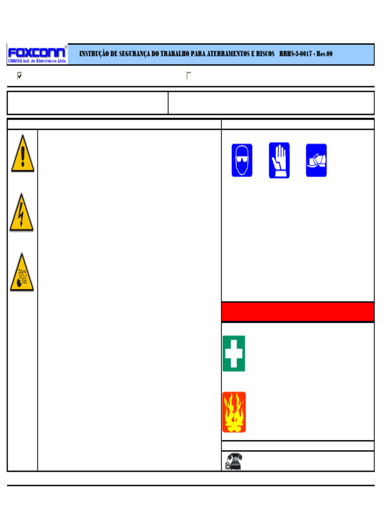 BRHS-3-0017 Aterramentos e Riscos - Rev.00 | PDF | Eletricidade