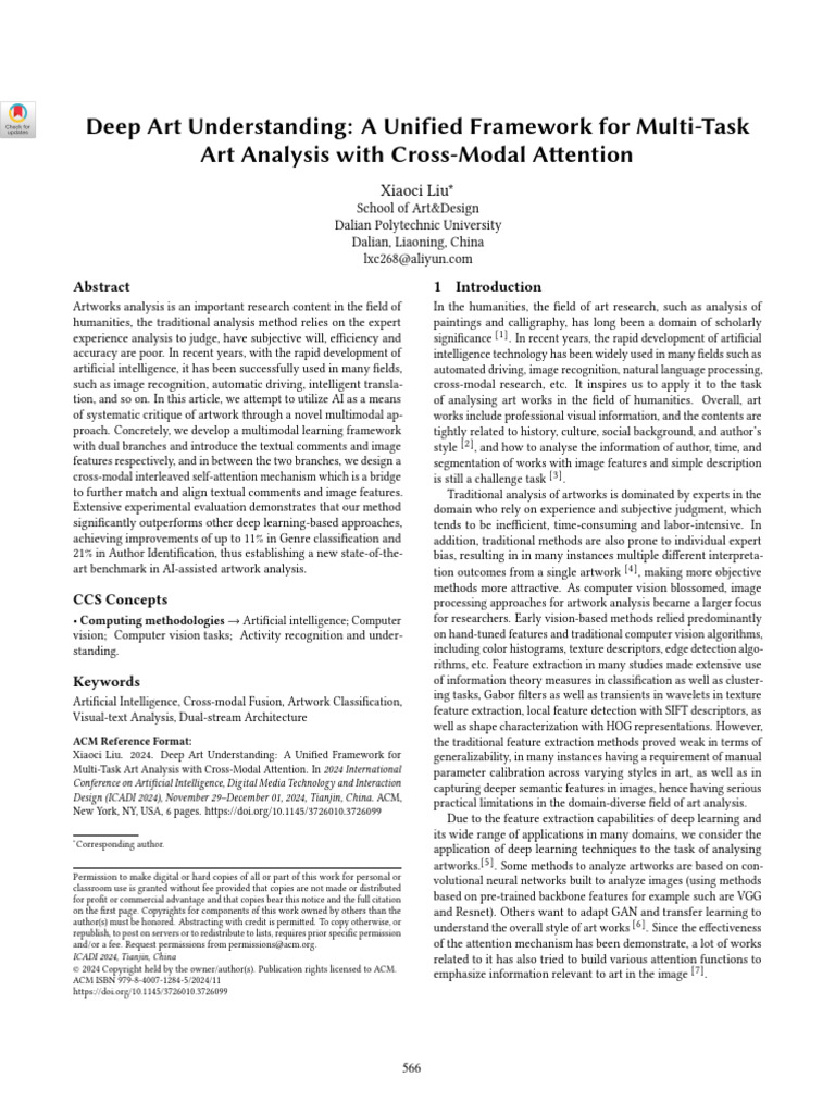 1 - Deep Art Understanding A Unified Framework For Multi Task | PDF ...