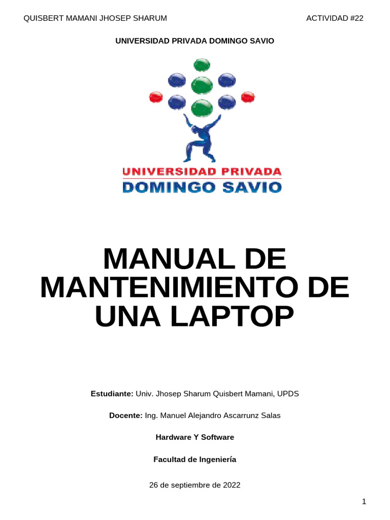 ACT. 16 | PDF | Hardware de la computadora | Ordenador portátil