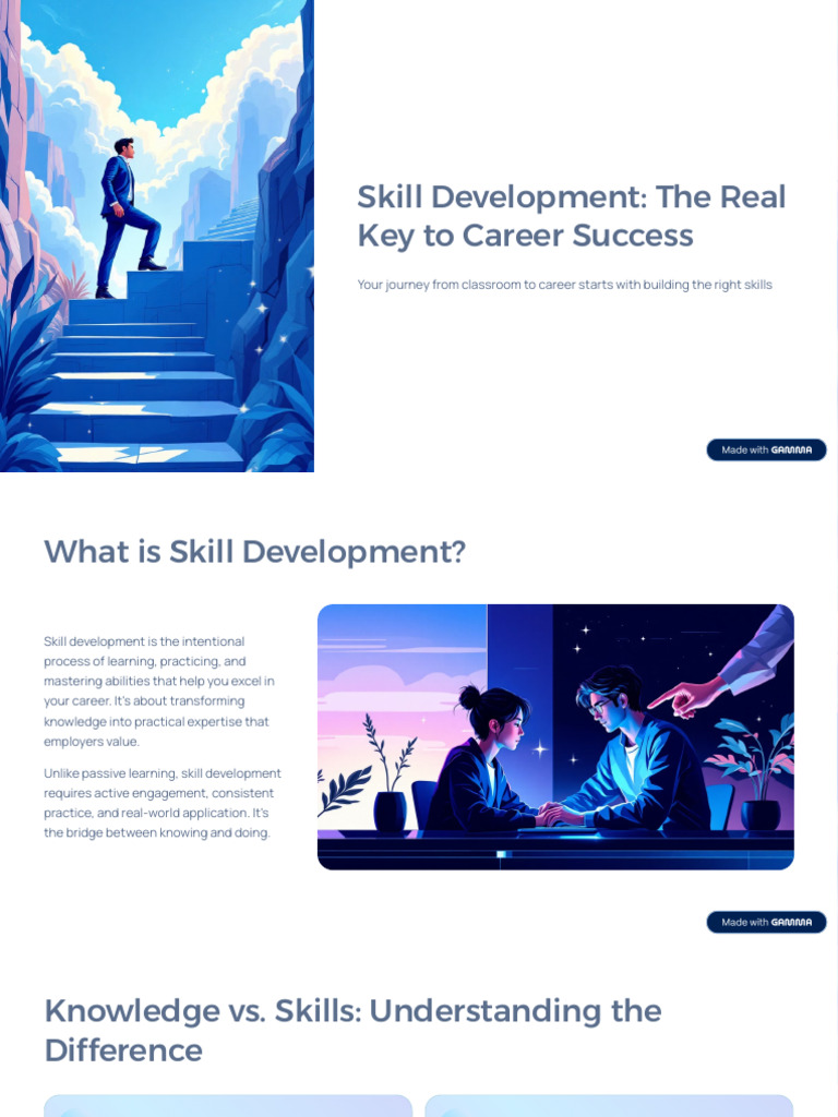 Skill Development The Real Key To Career Success | PDF | Skill | Learning