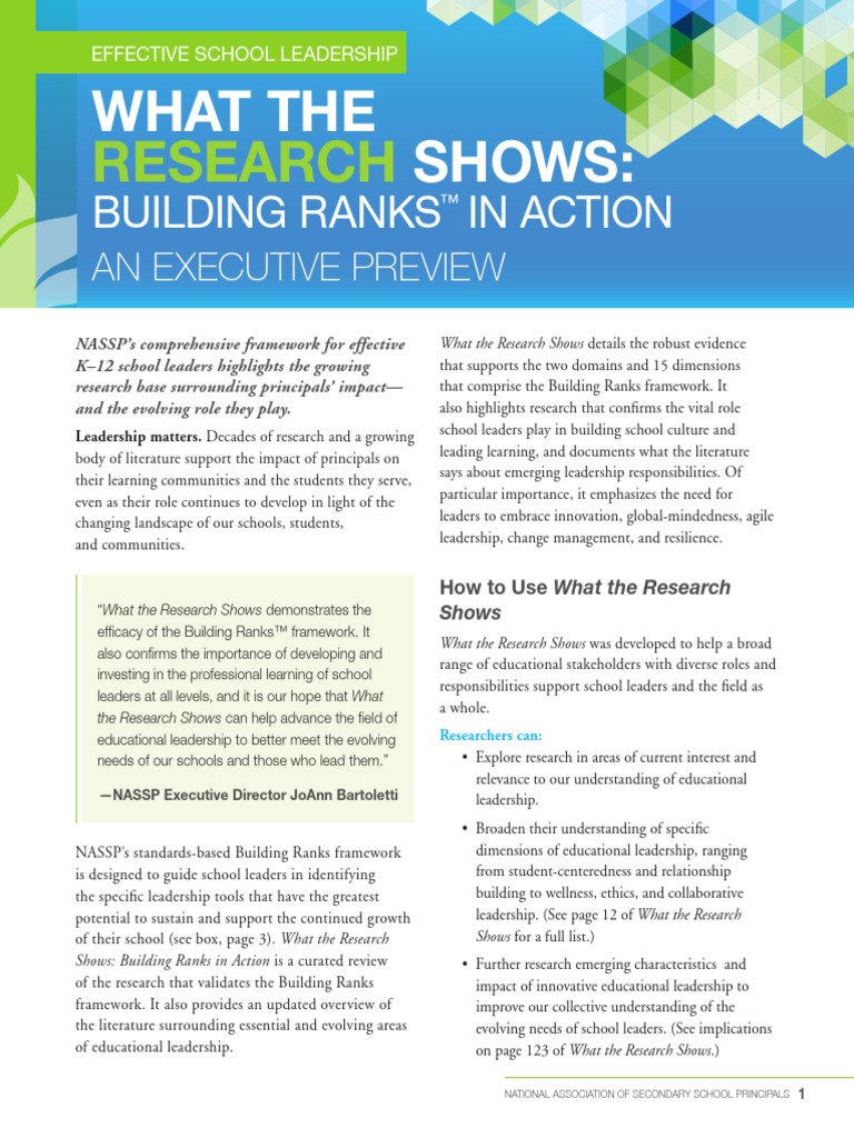 Building Ranks WTRS Executive Preview | PDF | Leadership | Learning