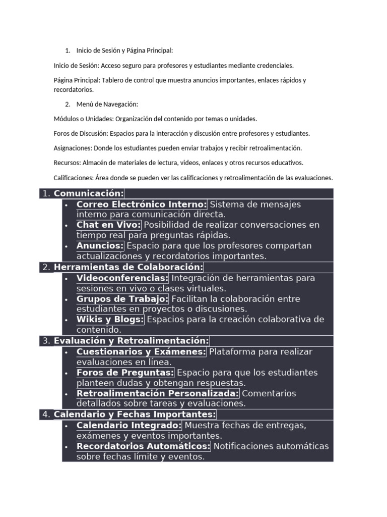 Inicio de Sesión y Página Principal | PDF | Aprendizaje | Enseñando