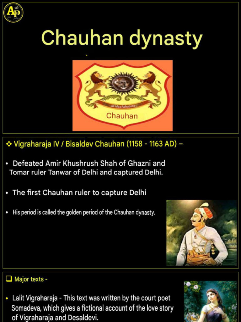 Chauhan Dynasty Part 2 in English | PDF
