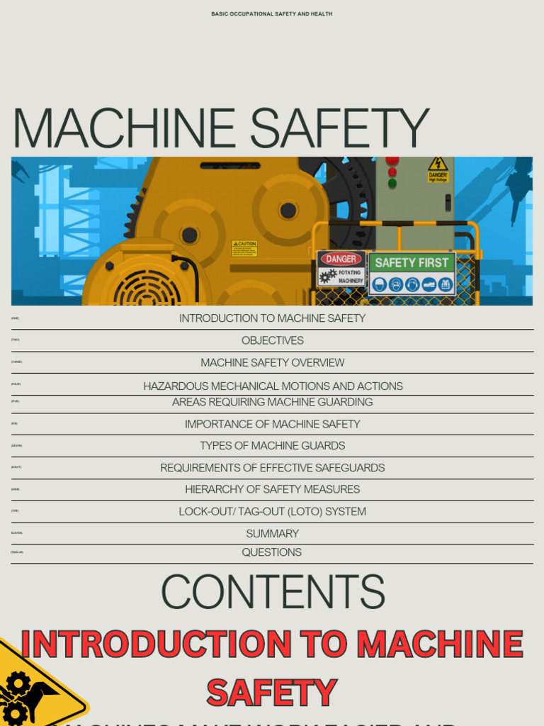 Machine Safety | PDF | Machines | Gear