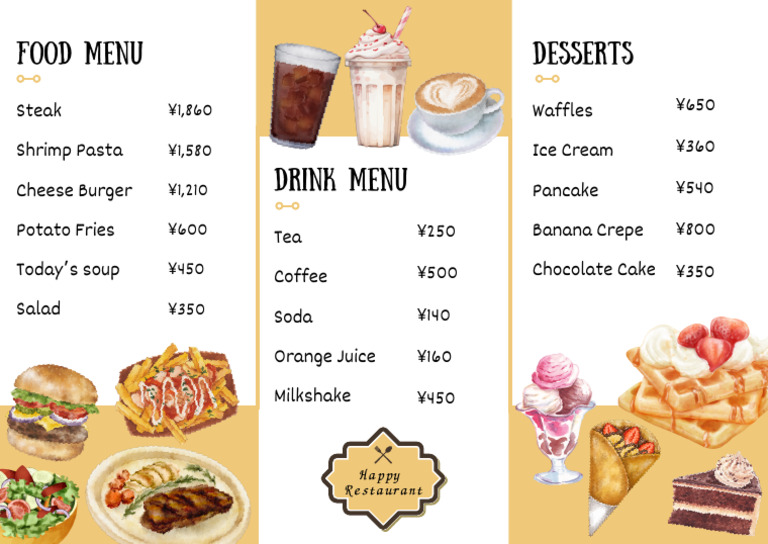 Restaurant Menu | PDF