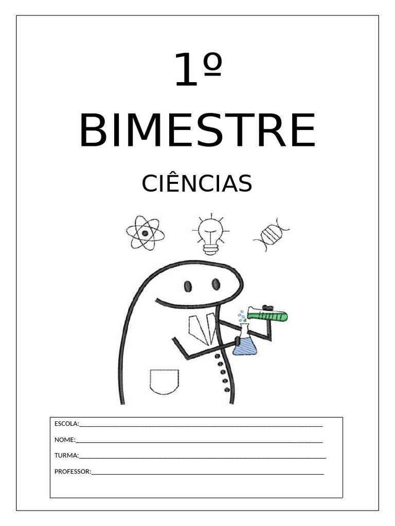 1º Bimestre Capas Ciências | PDF