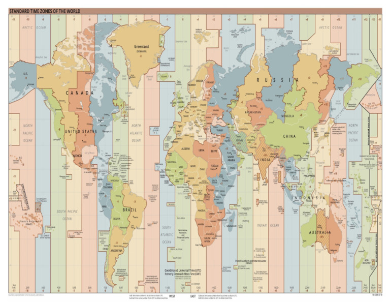 World Map Time Zone | PDF