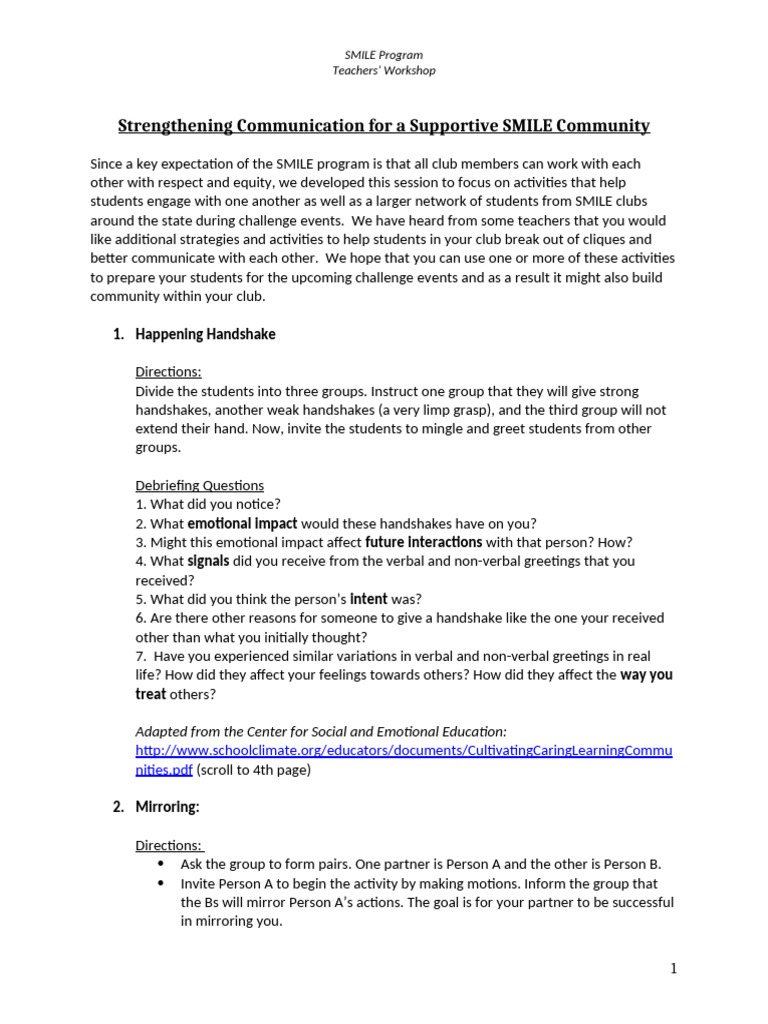 Strengthening Communication | PDF | Nonverbal Communication | Communication