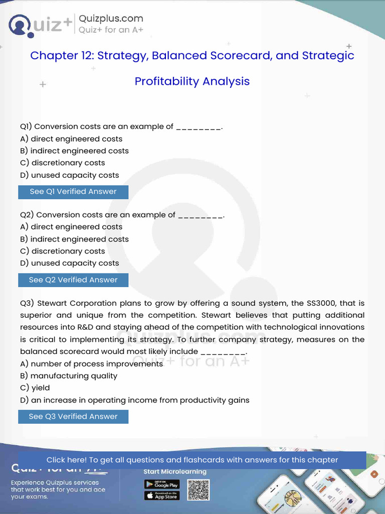 Conversion Costs Are An Example of | PDF | Business | Economies
