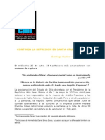 Continuá la represión estatal en contra del pueblo de Santa Cruz Barillas