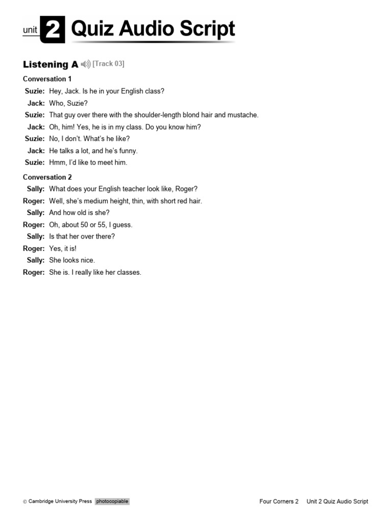 FC2 Q02 Script | PDF