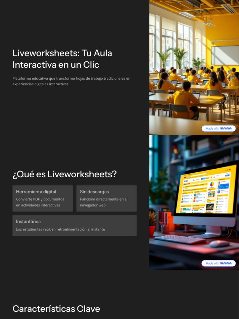 Liveworksheets Tu Aula Interactiva en Un Clic | PDF | Enseñando ...