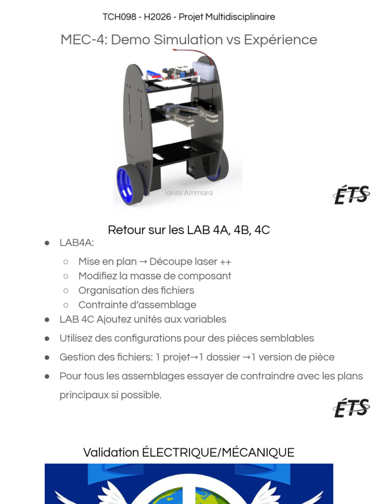 THÉMATIQUE 4B - Démo Simulation Vs Expérience | PDF