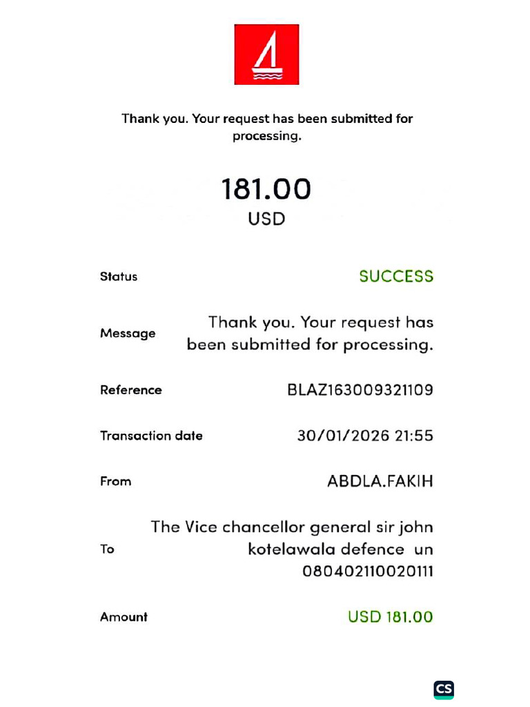 Registration Fee and Library Fee Receipt | PDF