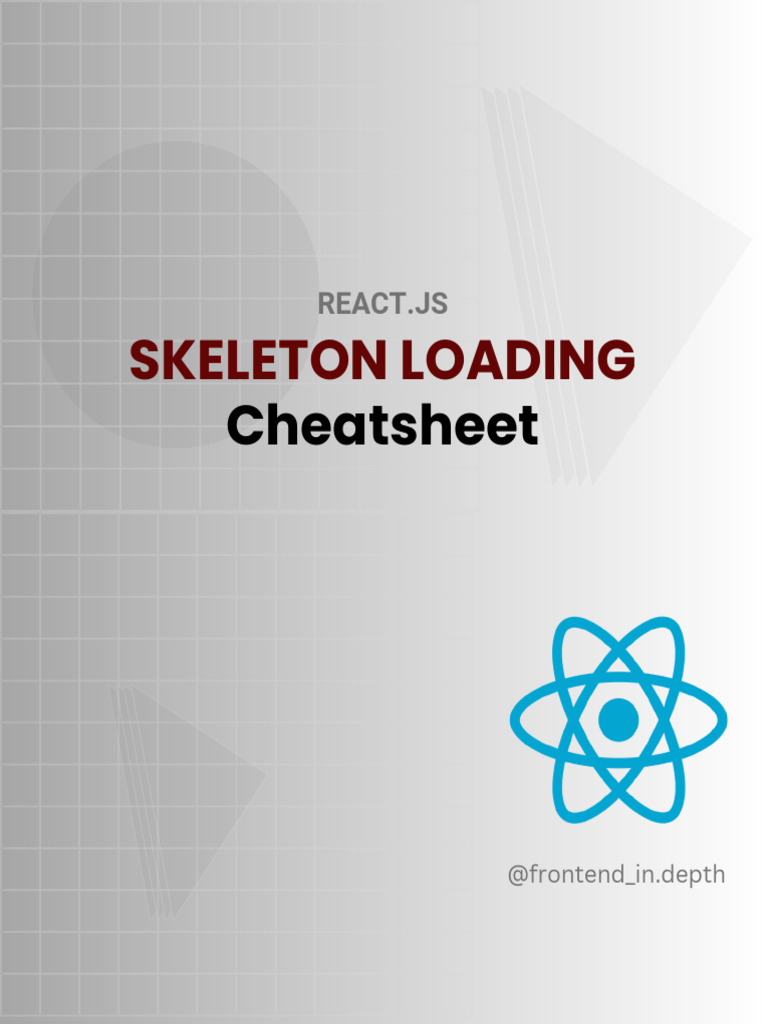 Skeleton Loading Cheatsheet | PDF