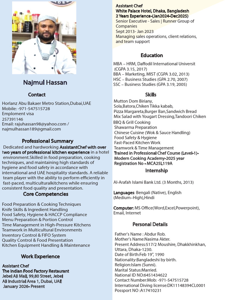 Raju cv-1 | PDF