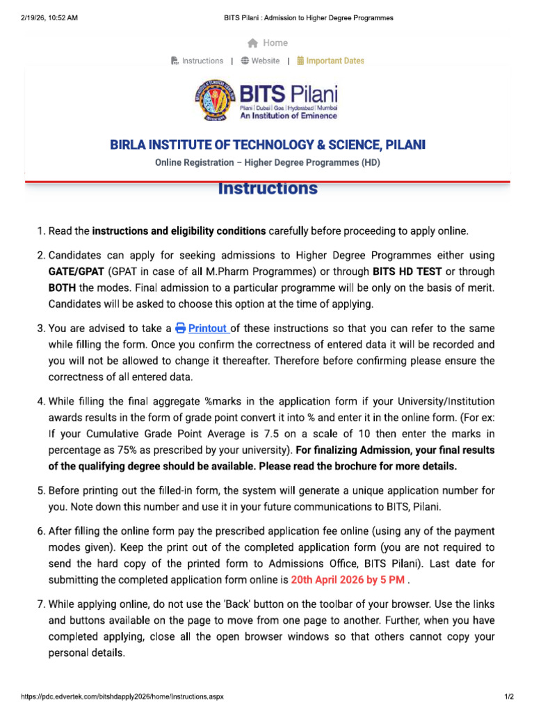 Instructions | PDF