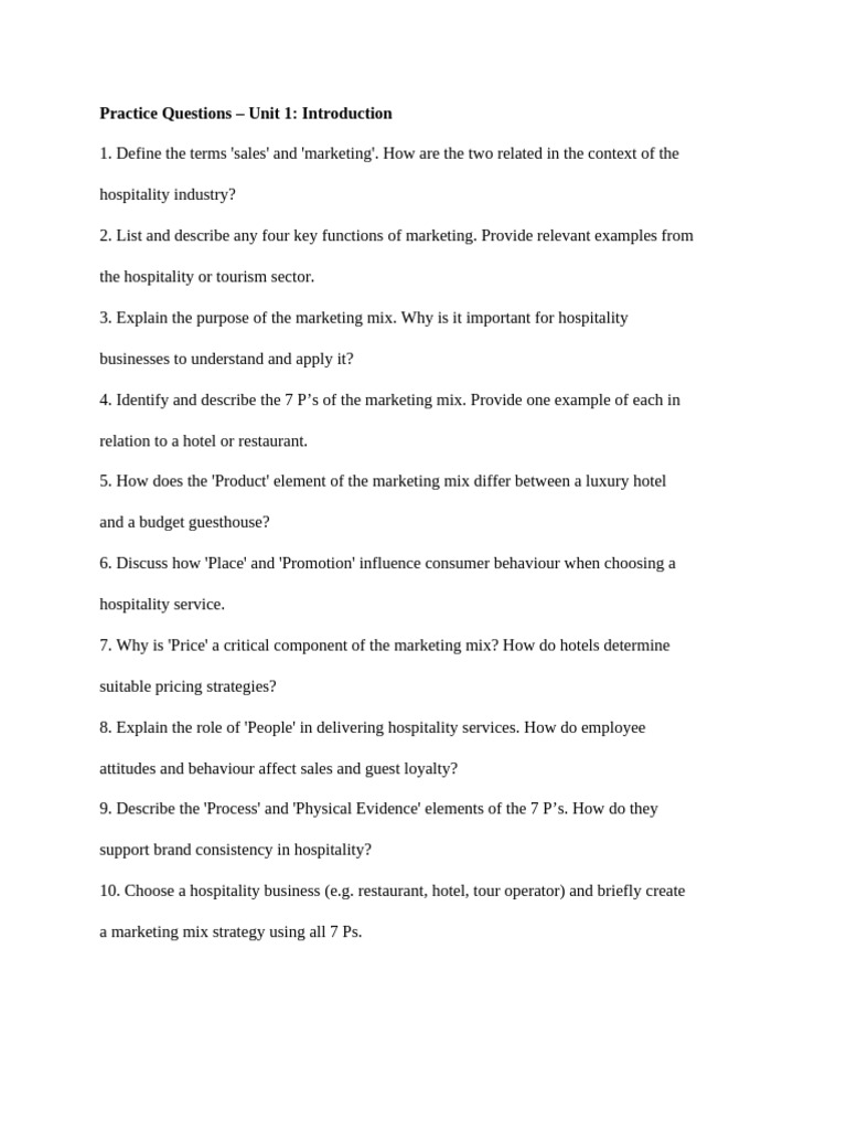 Practice Questions Sales & Salesmanship | PDF | Marketing | Consumer ...
