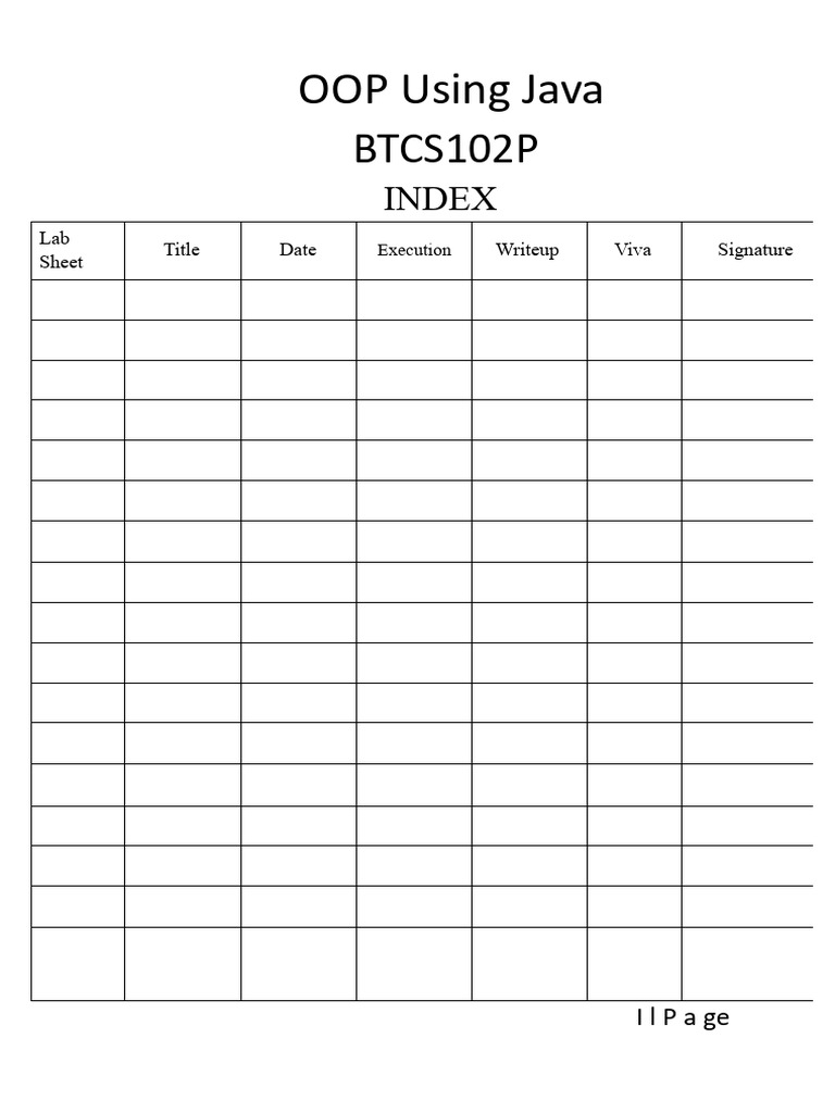 Index Java - Even | PDF