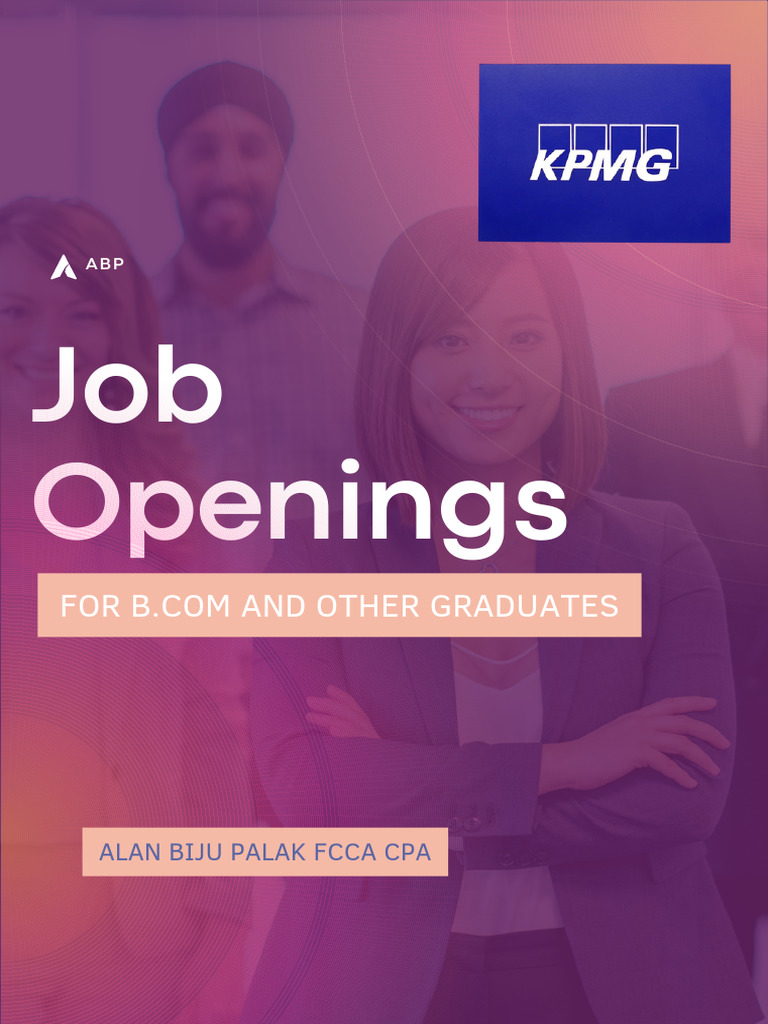 Job Openings For B.com and Other Graduates | PDF