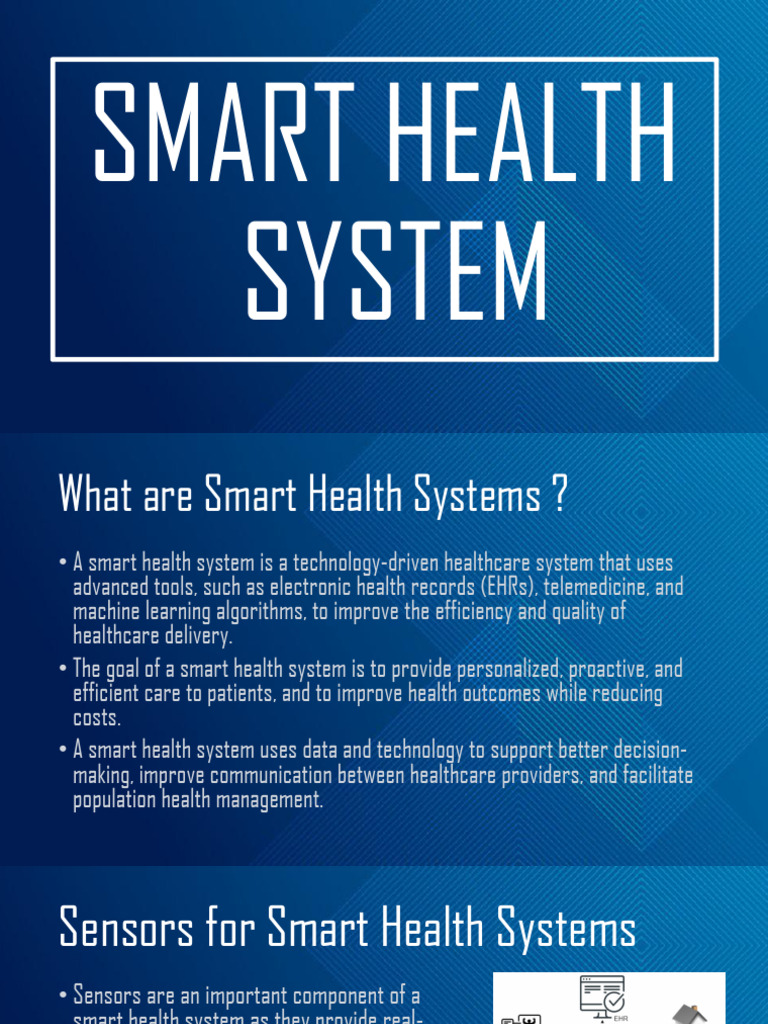 Smart Health System | PDF | Sensor | Ph