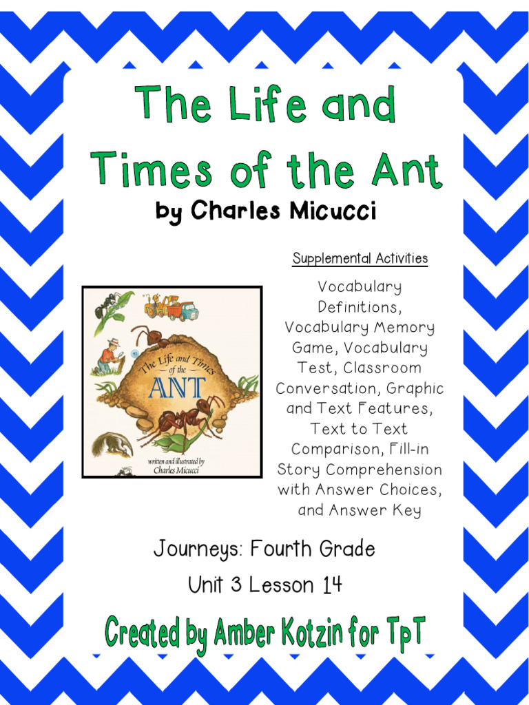 Journeys: Fourth Grade Unit 3 Lesson 14: Supplemental Activities | PDF ...