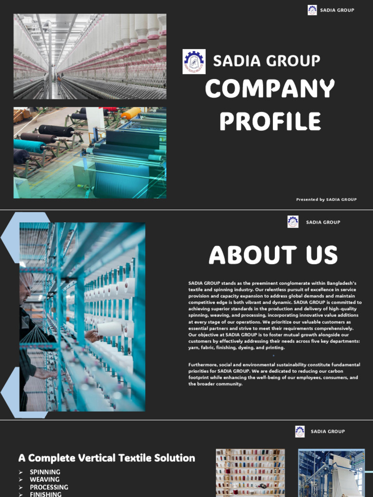 SADIA GROUP Factory Profile | PDF