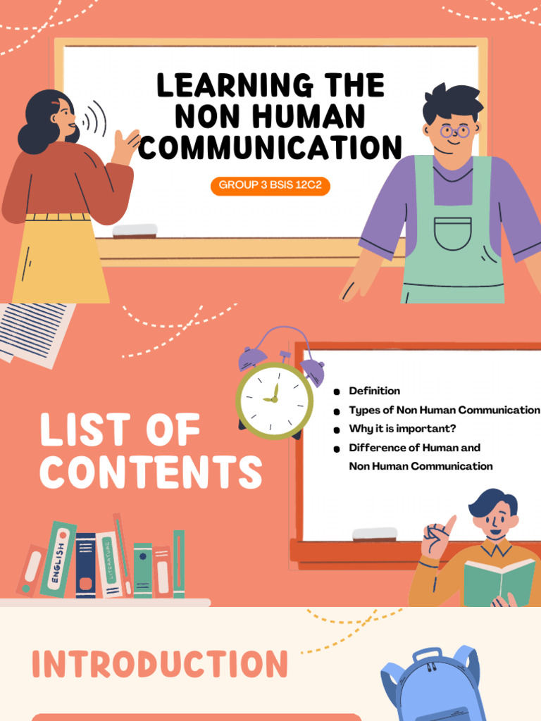 Group 3 Non Human Communication | PDF | Communication | Odor