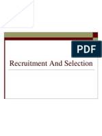 Recruitment and Selection