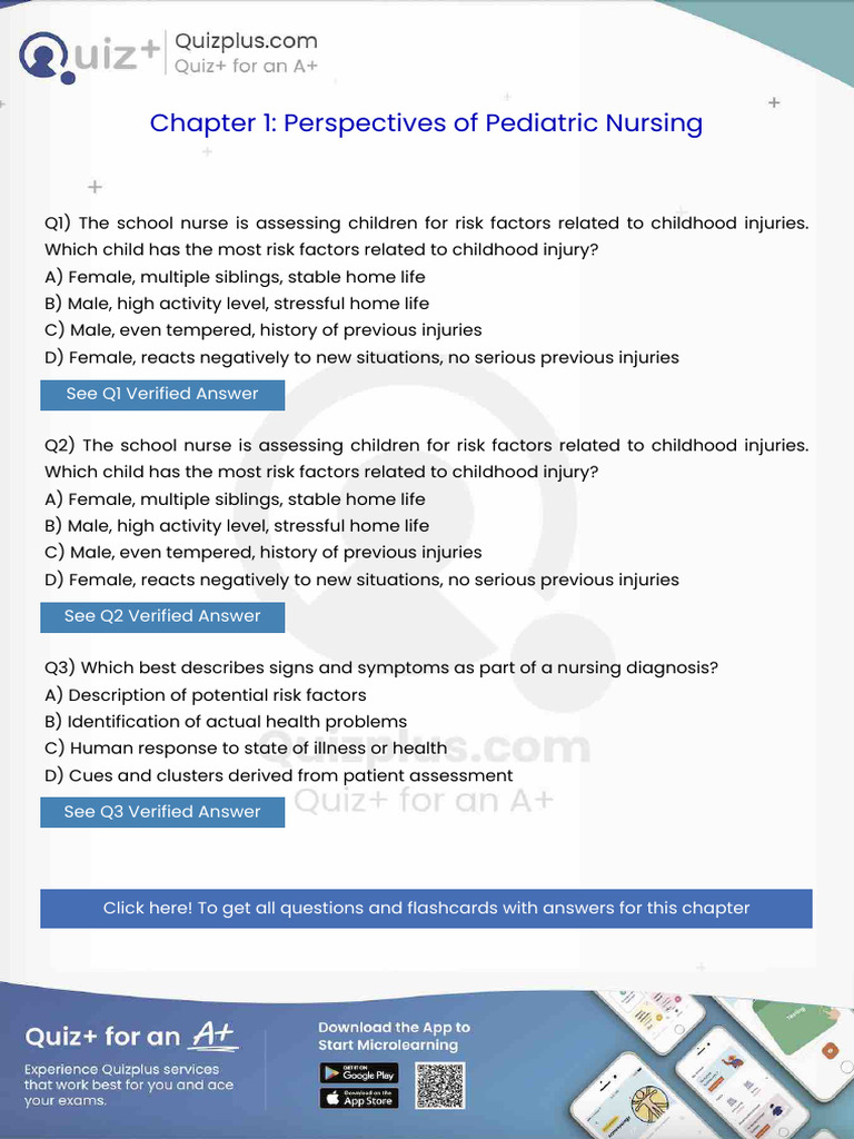 The School Nurse Is Assessing Children For Risk Factors Related To ...