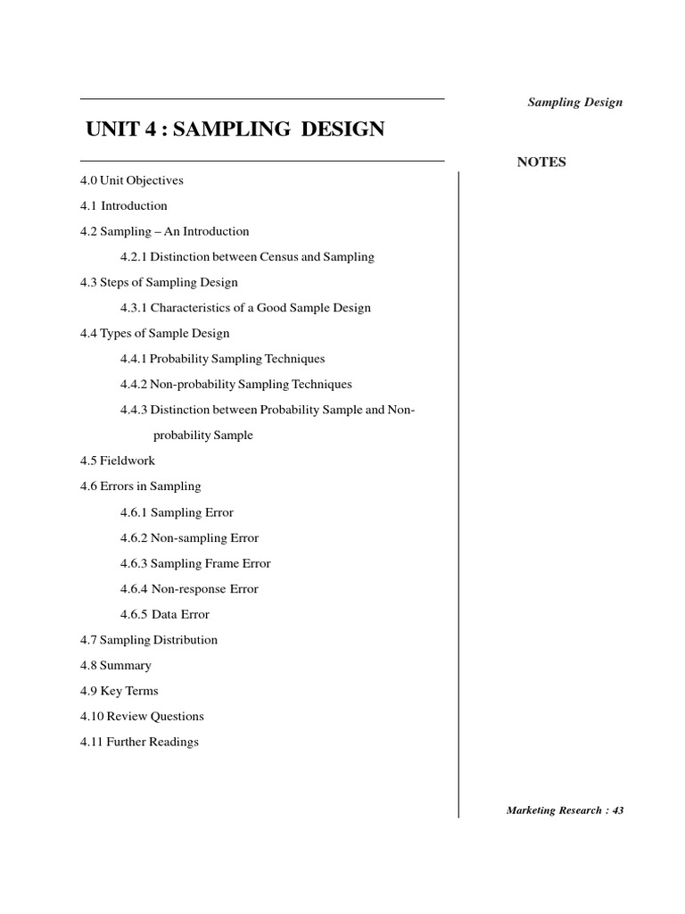 RM Unit 3,4,5 RM | PDF | Sampling (Statistics) | Level Of Measurement