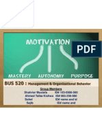 BUS 520 (Managment &amp Organization Behaviour)
