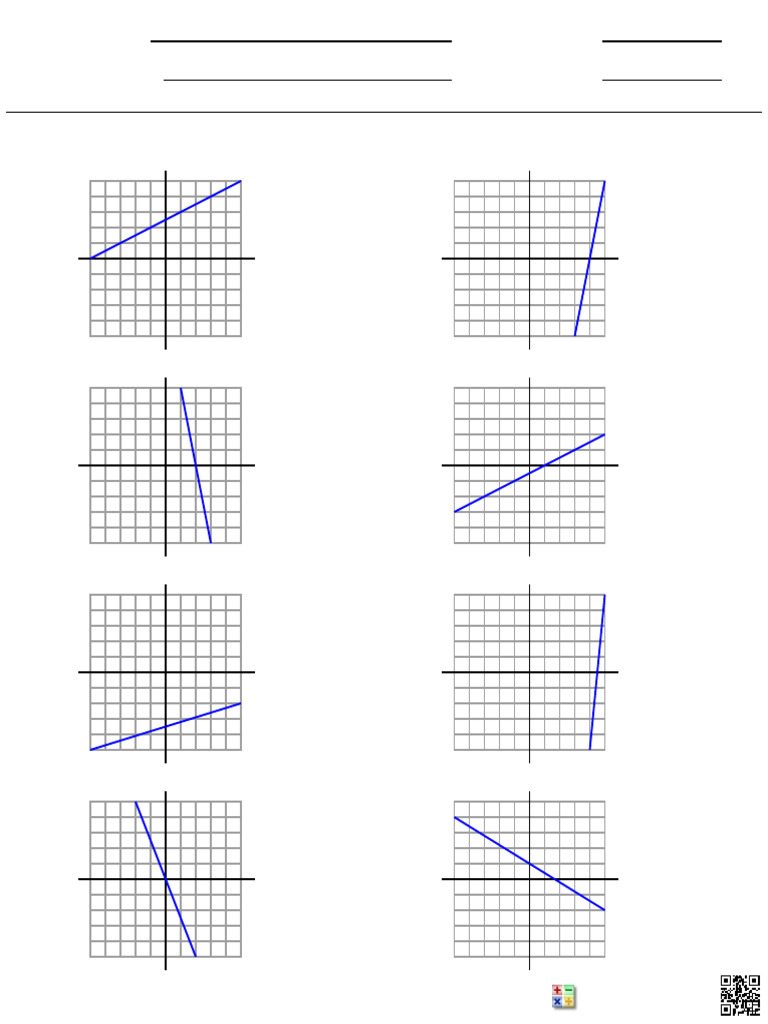 Pre-Algebra Func Slope Graph | PDF