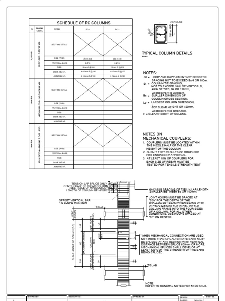 RC Column Detail-02 | PDF