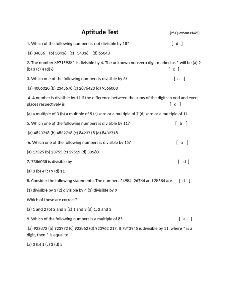 Aptitude Test3 | PDF | Chess Theory | Chess