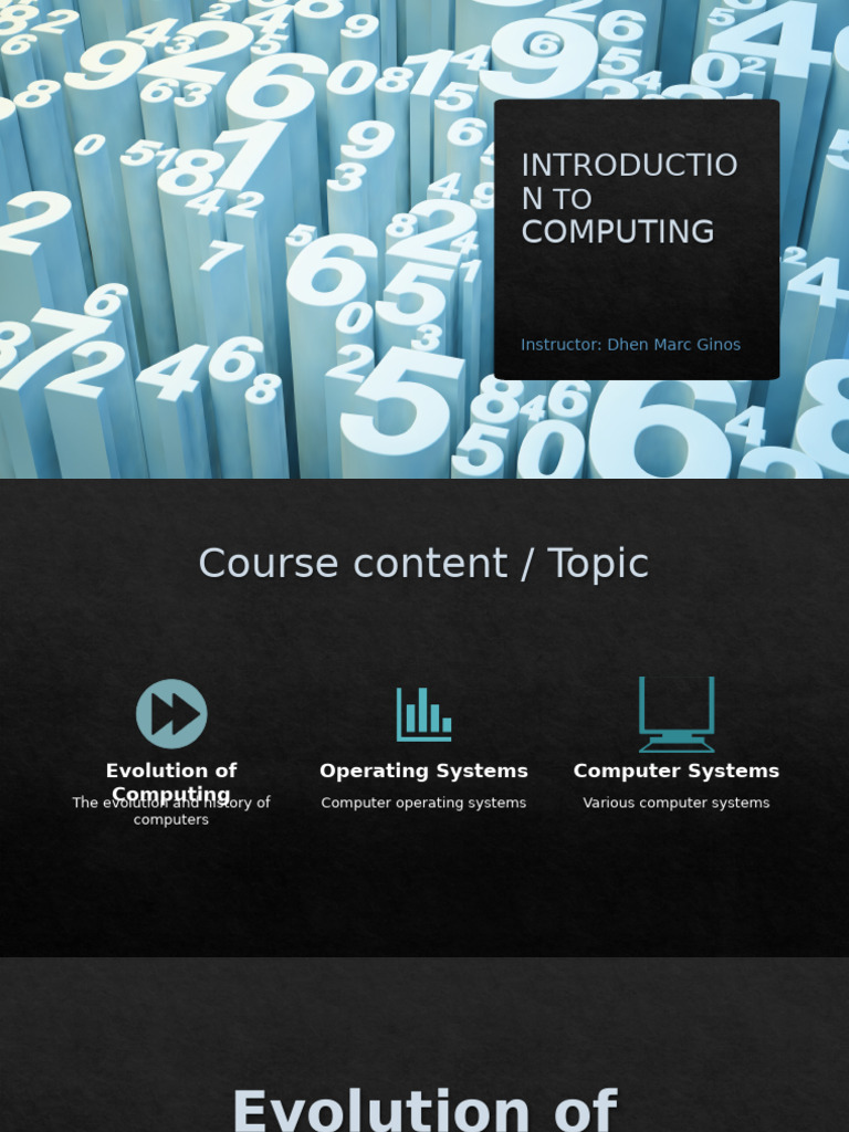 Evolution of Computing | PDF | Personal Computers | Electronics