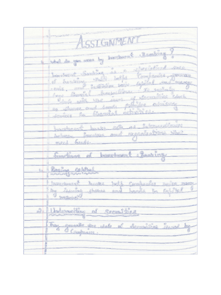 Realistic Handwritten Assignment | PDF