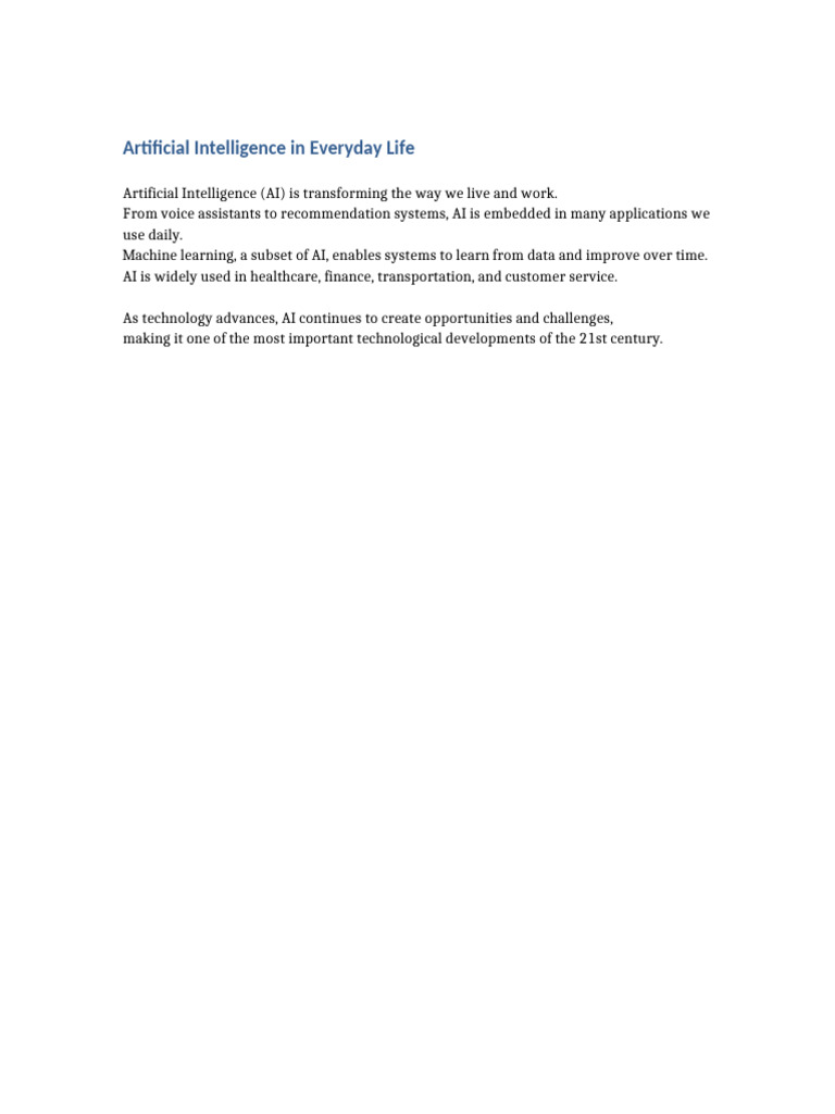Document1 Artificial Intelligence | PDF