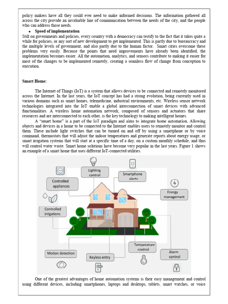 Smart Home Automation Application | PDF | Home Automation | Internet Of ...