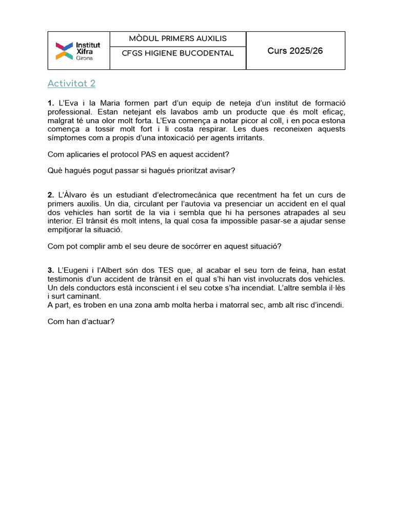 RA1 Activitat 2 - PAS | PDF
