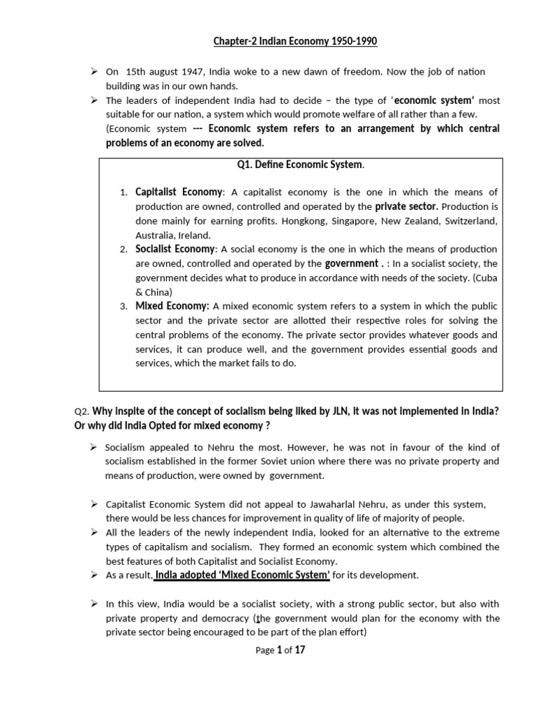 CH 2 Notes IED MG COMPLETE | PDF | Subsidy | Green Revolution