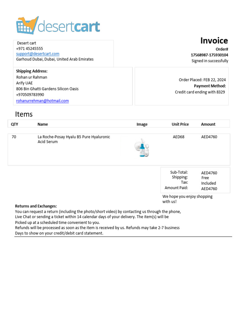 AR Invoice 01 | PDF