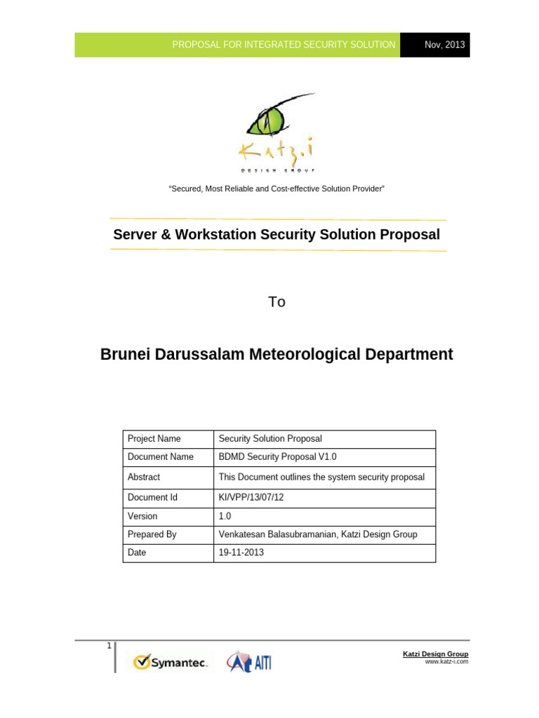 BDMS Security Proposal | PDF | Security | Computer Security