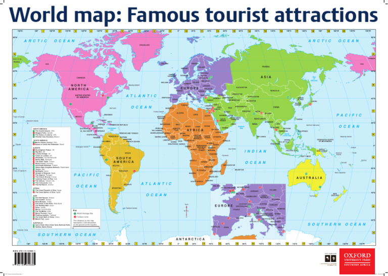 World Map With Icons | PDF